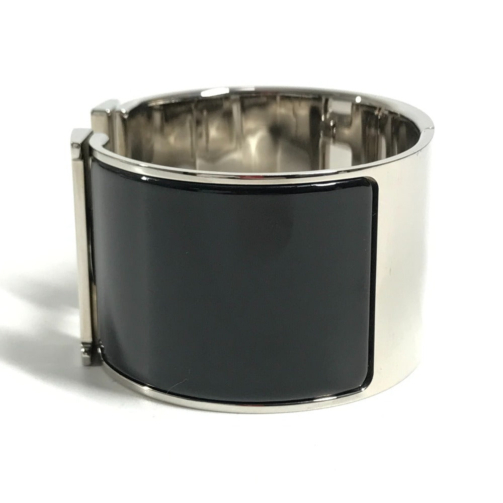 HERMES Clickcrack H TGM Bangle accessories Bracelet Metal Black Used