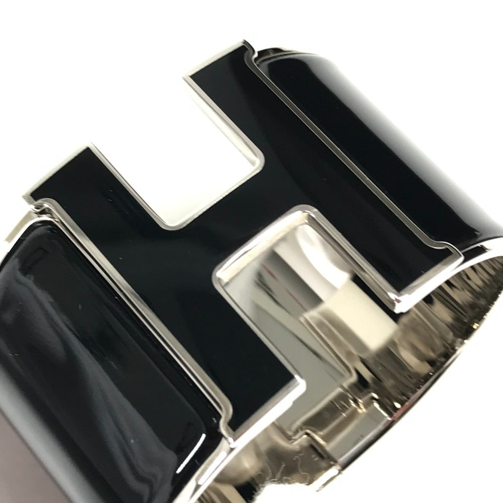 HERMES Clickcrack H TGM Bangle accessories Bracelet Metal Black Used
