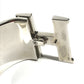 HERMES Clickcrack H TGM Bangle accessories Bracelet Metal Black Used