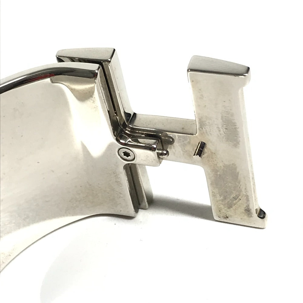 HERMES Clickcrack H TGM Bangle accessories Bracelet Metal Black Used