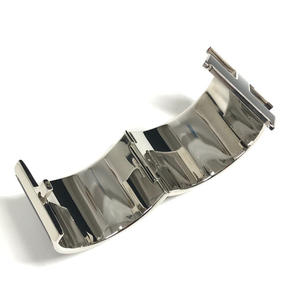 HERMES Clickcrack H TGM Bangle accessories Bracelet Metal Black Used