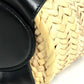 Chloe Sense Mini Sense Mini Basket Bag Bag Tote Bag 2WAY Bag Shoulder Bag Hand Bag Raffia / Leather Black/Beige Used