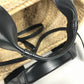 Chloe Sense Mini Sense Mini Basket Bag Bag Tote Bag 2WAY Bag Shoulder Bag Hand Bag Raffia / Leather Black/Beige Used