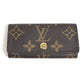 LOUIS VUITTON M25906 Monogram Multicles4 Multicles 4 4-Ring Key Case MonogramCanvas Eugenie Pink pink/Brown Used