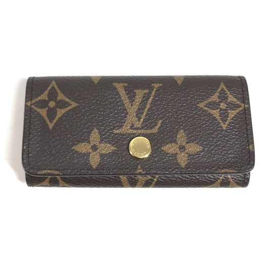 LOUIS VUITTON M25906 Monogram Multicles4 Multicles 4 4-Ring Key Case MonogramCanvas Eugenie Pink pink/Brown Used