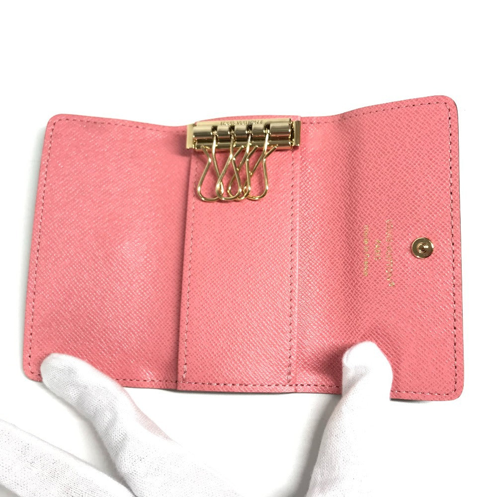 LOUIS VUITTON M25906 Monogram Multicles4 Multicles 4 4-Ring Key Case MonogramCanvas Eugenie Pink pink/Brown Used