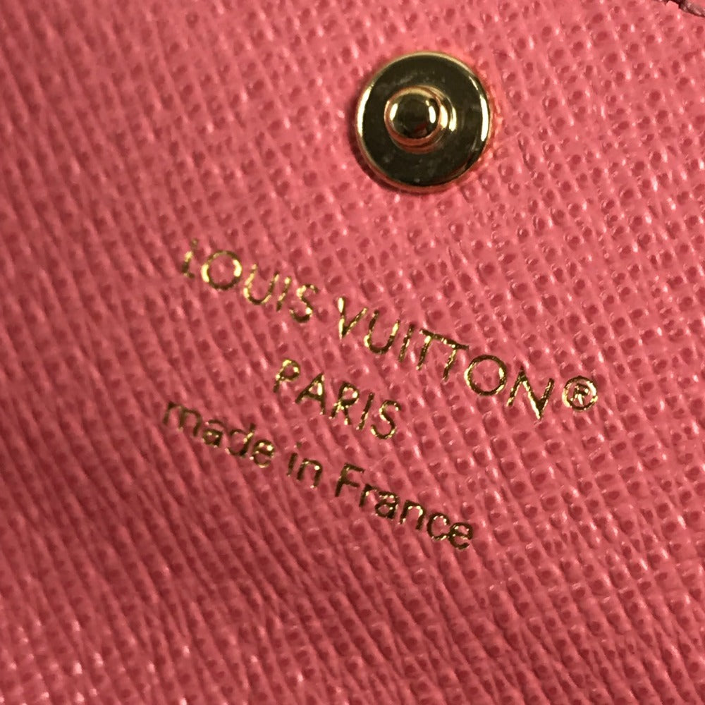 LOUIS VUITTON M25906 Monogram Multicles4 Multicles 4 4-Ring Key Case MonogramCanvas Eugenie Pink pink/Brown Used