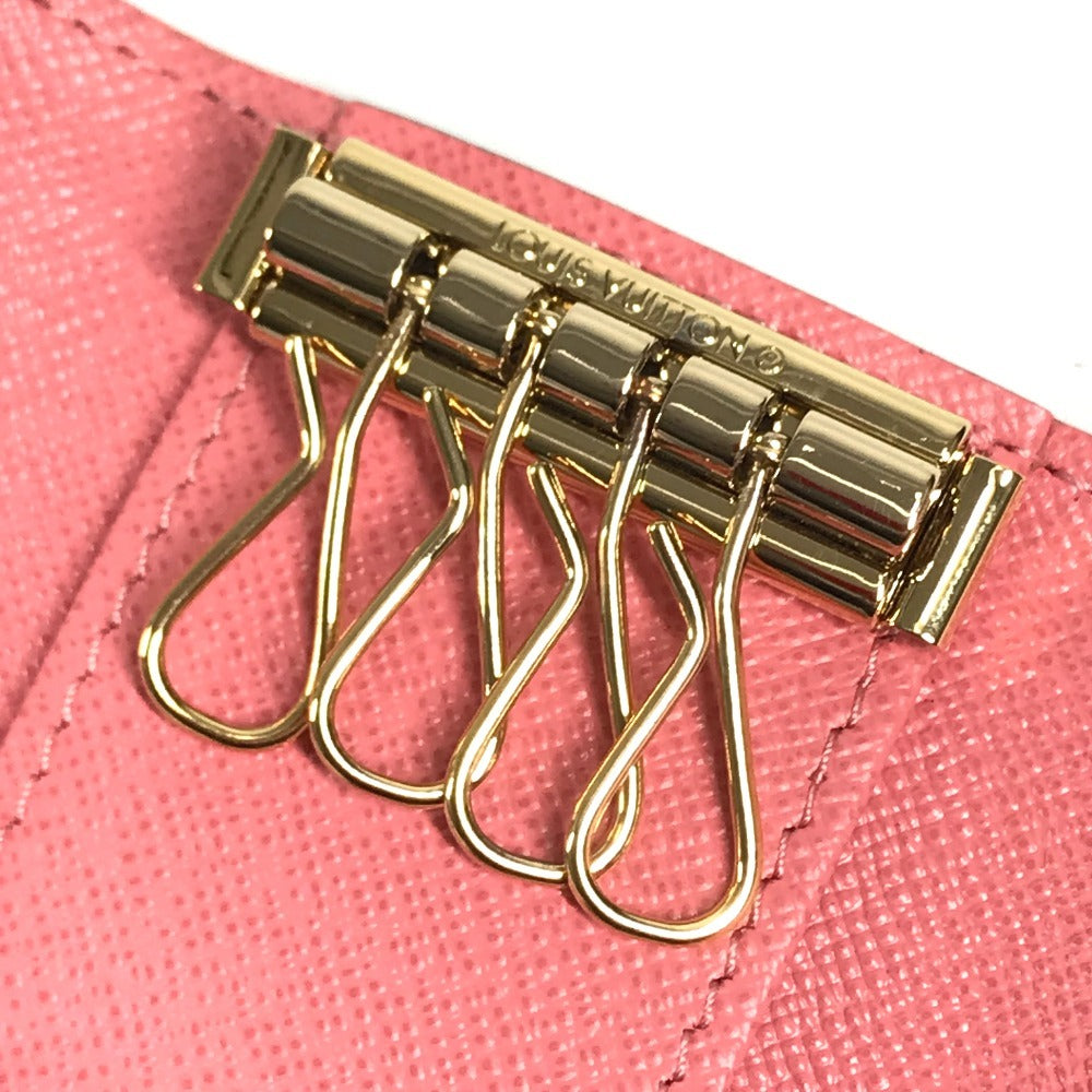 LOUIS VUITTON M25906 Monogram Multicles4 Multicles 4 4-Ring Key Case MonogramCanvas Eugenie Pink pink/Brown Used