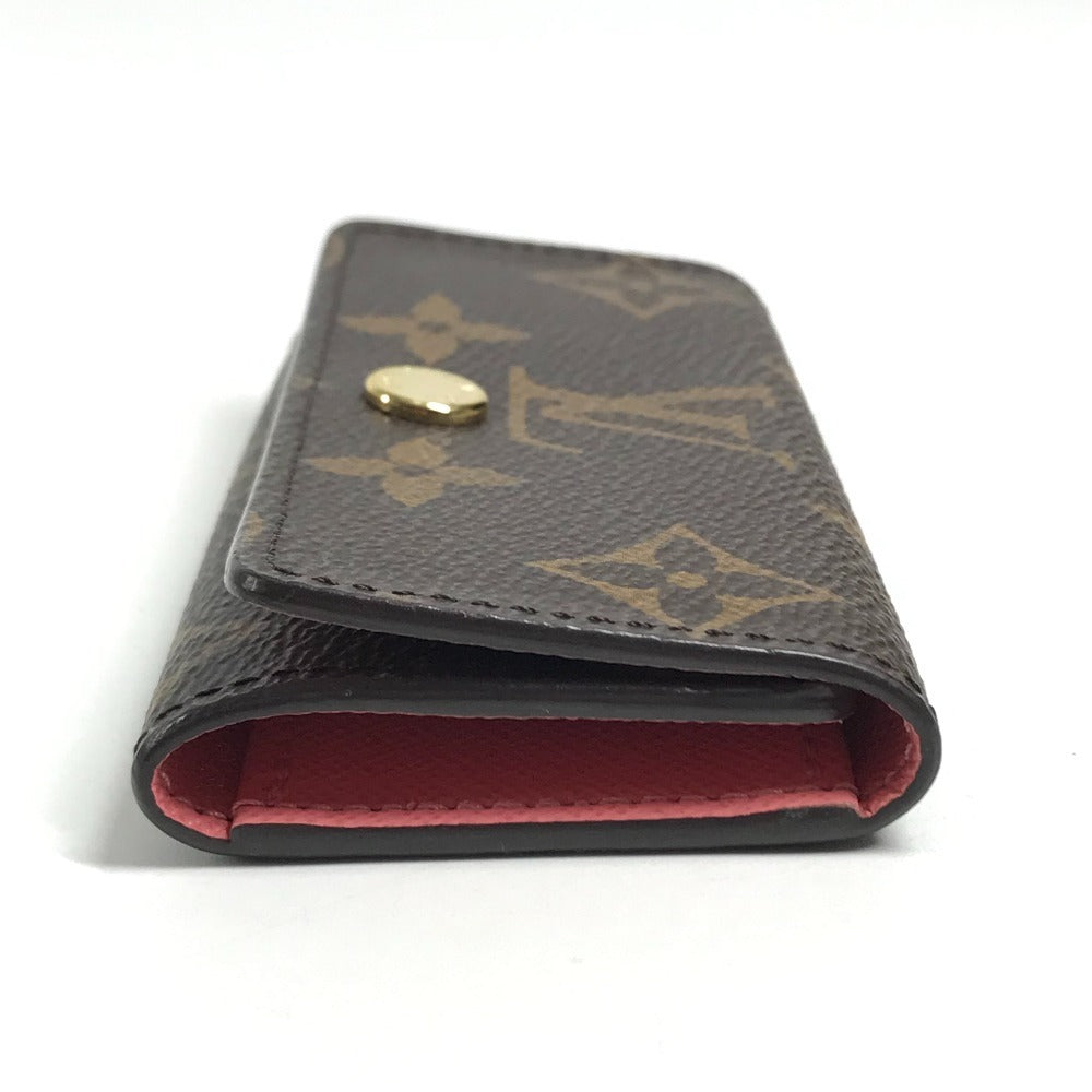 LOUIS VUITTON M25906 Monogram Multicles4 Multicles 4 4-Ring Key Case MonogramCanvas Eugenie Pink pink/Brown Used