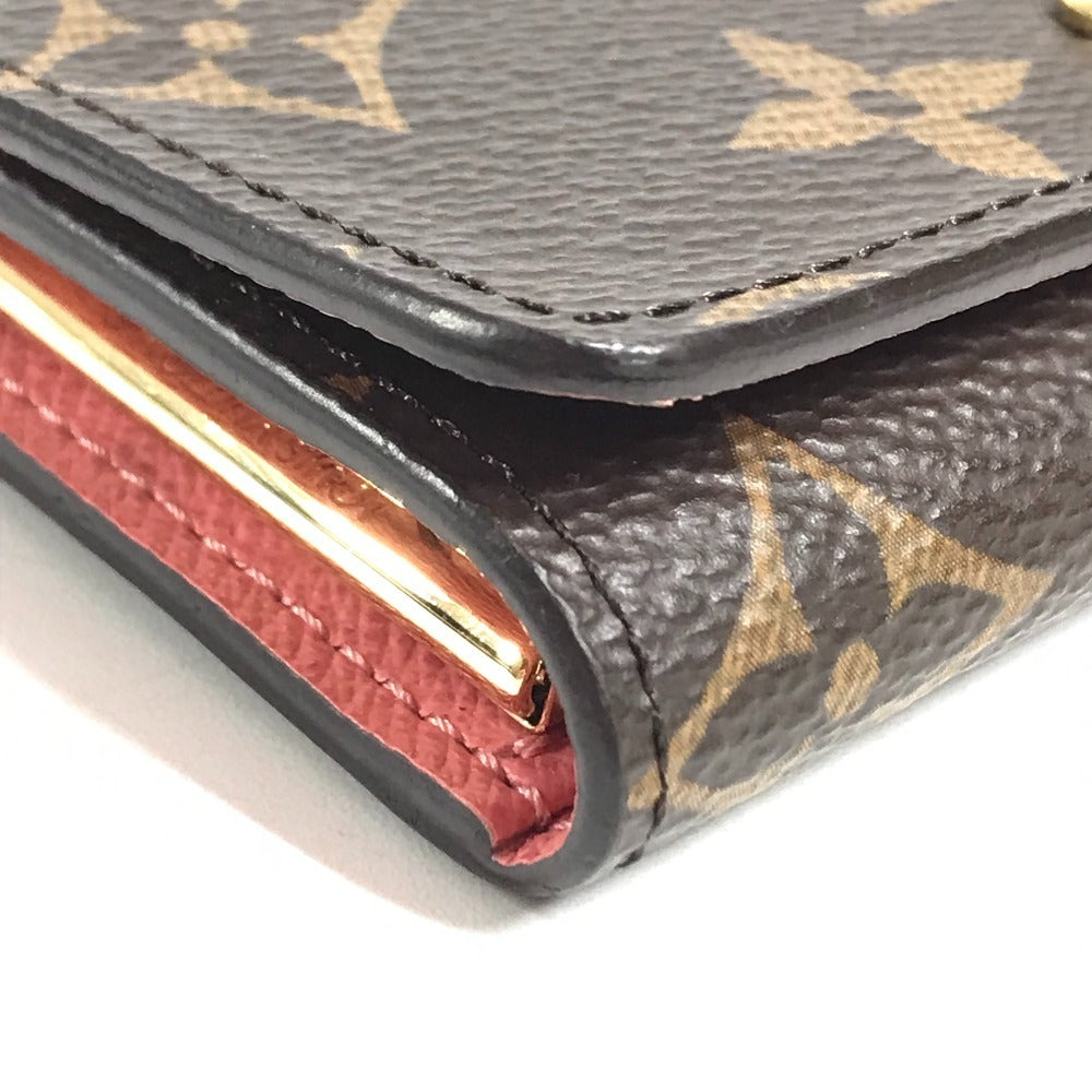 LOUIS VUITTON M25906 Monogram Multicles4 Multicles 4 4-Ring Key Case MonogramCanvas Eugenie Pink pink/Brown Used