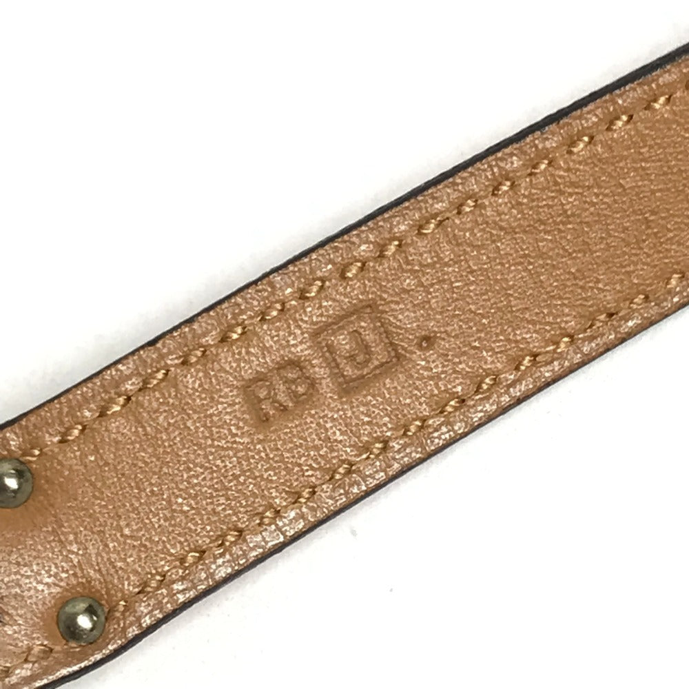 HERMES Kelly Double Tour Double Bracelet Bangle accessory, leather Bracelet Leather pink/SilverHardware Used