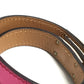 HERMES Kelly Double Tour Double Bracelet Bangle accessory, leather Bracelet Leather pink/SilverHardware Used