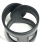 HERMES Ano Leather Bangle Bangle accessory Leather bangle Bracelet Leather Black Used