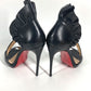 Christian Louboutin Frill heels Shoes, pumps Mules Leather Black Used