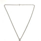 HERMES Long Necklace Cheval Horse Medallion Quadrière Quadrière GM Accessories Jewelry Chain Necklace Necklace Metal Silver/pink Used
