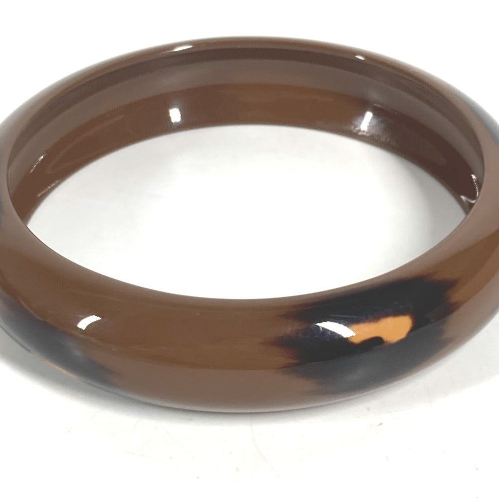 HERMES Ferran PM Ferran PM Leopard Accessories bangle Bracelet lacquer Brown Used