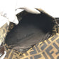 FENDI Mamma Baguette Logo bag flap shawl Shoulder Bag Canvas/Leather Brown Used