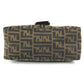 FENDI Mamma Baguette Logo bag flap shawl Shoulder Bag Canvas/Leather Brown Used