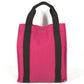 HERMES Sac de Plage Nomade PM Bag, Tote Bag with Pouch, Vertical Tote Hand Bag Canvas pink/Brown Used