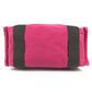 HERMES Sac de Plage Nomade PM Bag, Tote Bag with Pouch, Vertical Tote Hand Bag Canvas pink/Brown Used