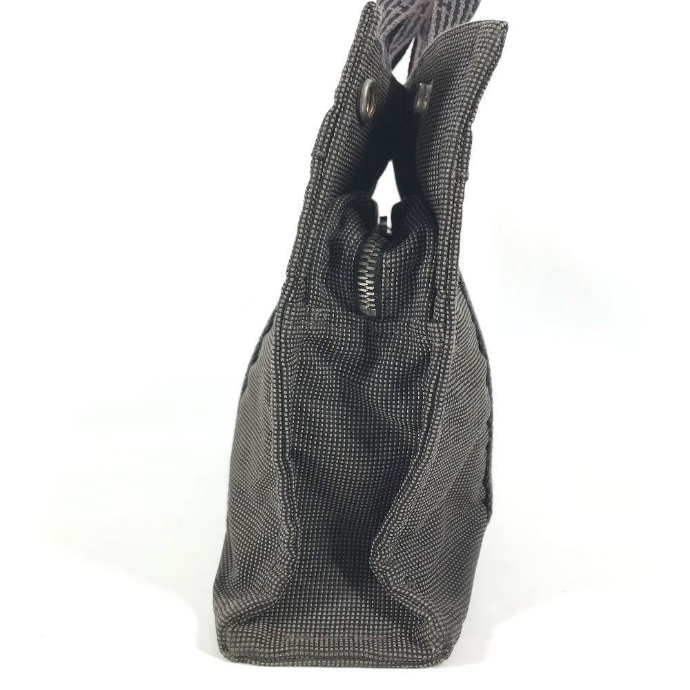 HERMES Her Line Tote PM Bag Tote Bag Hand Bag Canvas gray Used