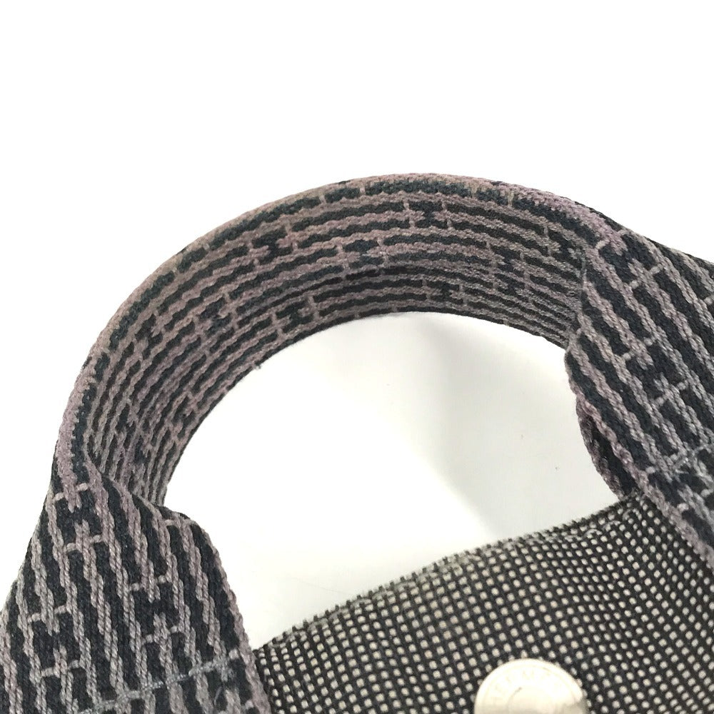 HERMES Her Line Tote PM Bag Tote Bag Hand Bag Canvas gray Used