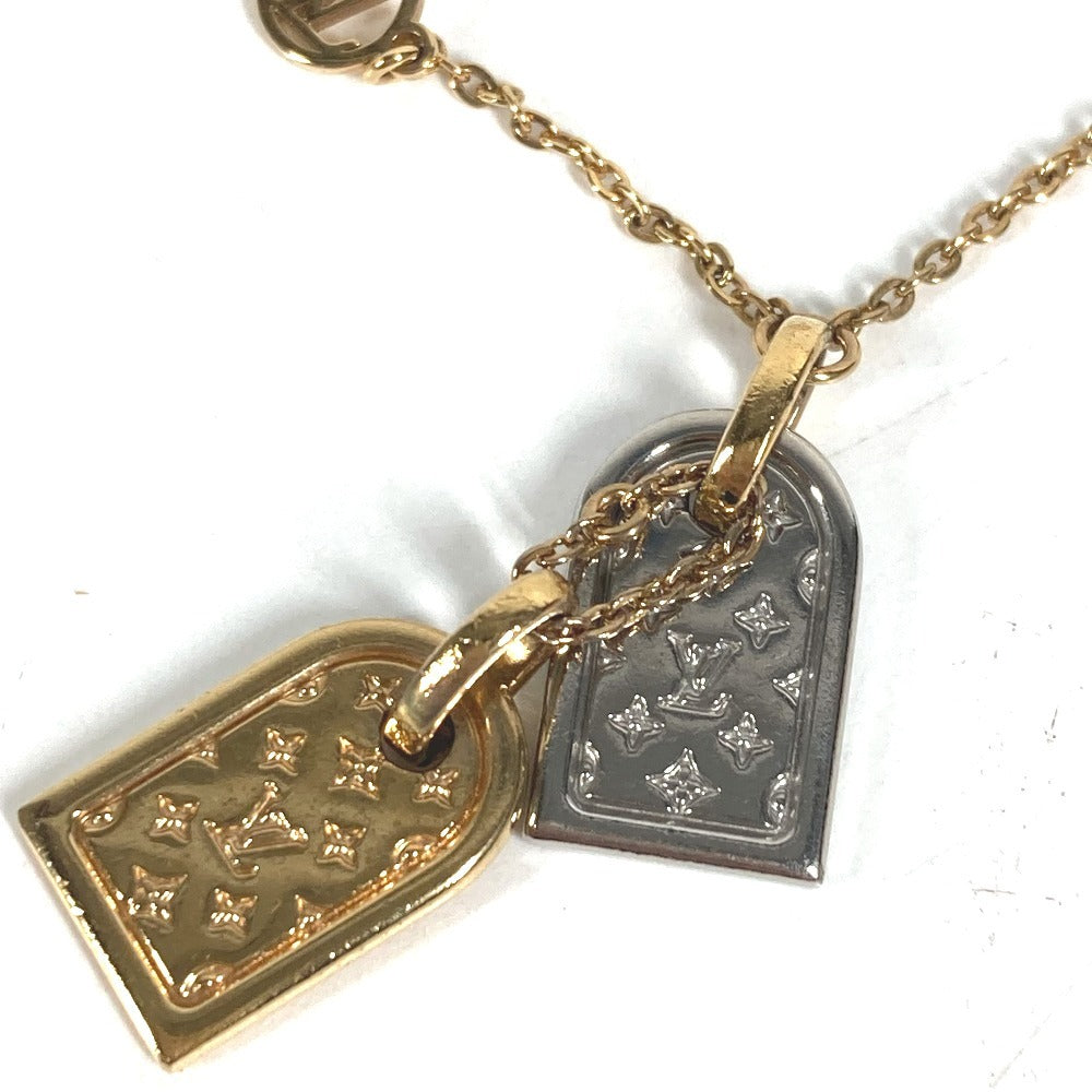 LOUIS VUITTON M63142 Monogram Bracelet Nanogram Bracelet Nanogram Accessories chain Bracelet Gold/Silver Used