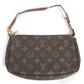 LOUIS VUITTON M51980 Monogram PochetteAccessoires Accessory pouch, bag, shoulder bag Hand Bag MonogramCanvas Brown Used