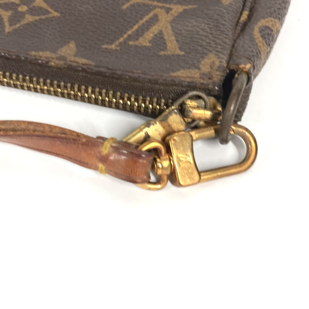 LOUIS VUITTON M51980 Monogram PochetteAccessoires Accessory pouch, bag, shoulder bag Hand Bag MonogramCanvas Brown Used