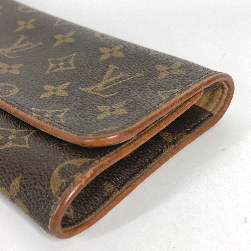 LOUIS VUITTON M51852 Monogram Pochette Twin GM Pochette Twin GM Bag, 2-way Clutch Bag, Pochette Mini Bag Shoulder Bag Brown Used