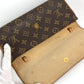 LOUIS VUITTON M51852 Monogram Pochette Twin GM Pochette Twin GM Bag, 2-way Clutch Bag, Pochette Mini Bag Shoulder Bag Brown Used