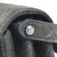 CHANEL W face CC CC Mark Logo Double Flap bag flap shawl Shoulder Bag cotton Black/SilverHardware Used