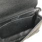 CHANEL W face CC CC Mark Logo Double Flap bag flap shawl Shoulder Bag cotton Black/SilverHardware Used
