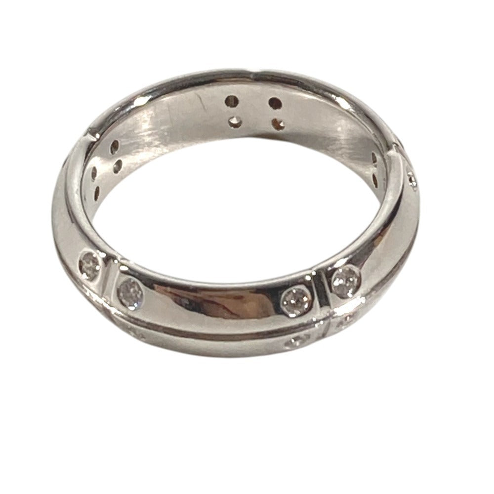 TIFFANY&Co. K18 Gold 18K Streamerica Diamond 20P Accessory Jewelry Ring WG750 Silver Used