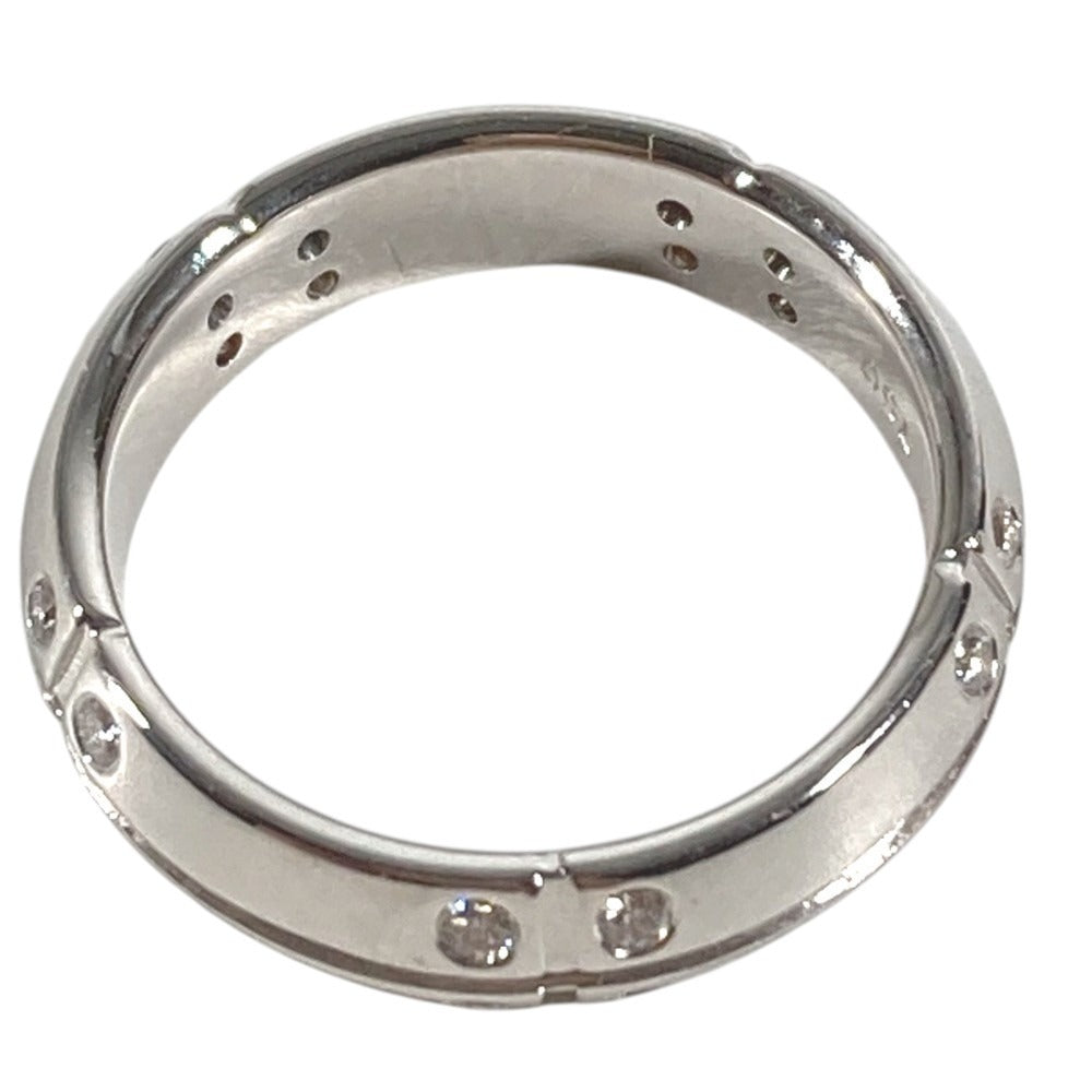 TIFFANY&Co. K18 Gold 18K Streamerica Diamond 20P Accessory Jewelry Ring WG750 Silver Used