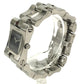 GUCCI 2305L logo Quartz Women's Watch Wristwatch SS Silver/Black Used