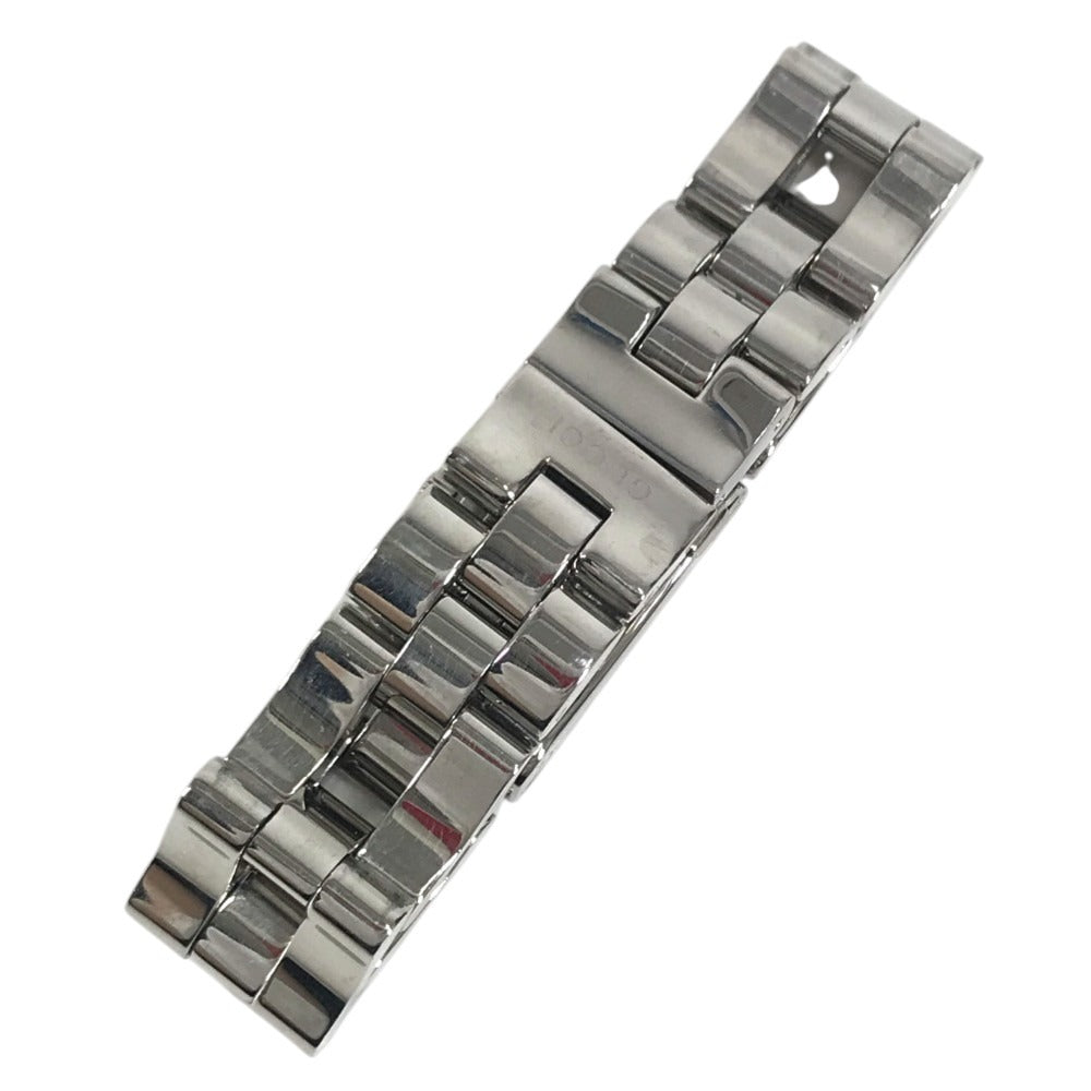 GUCCI 2305L logo Quartz Women's Watch Wristwatch SS Silver/Black Used