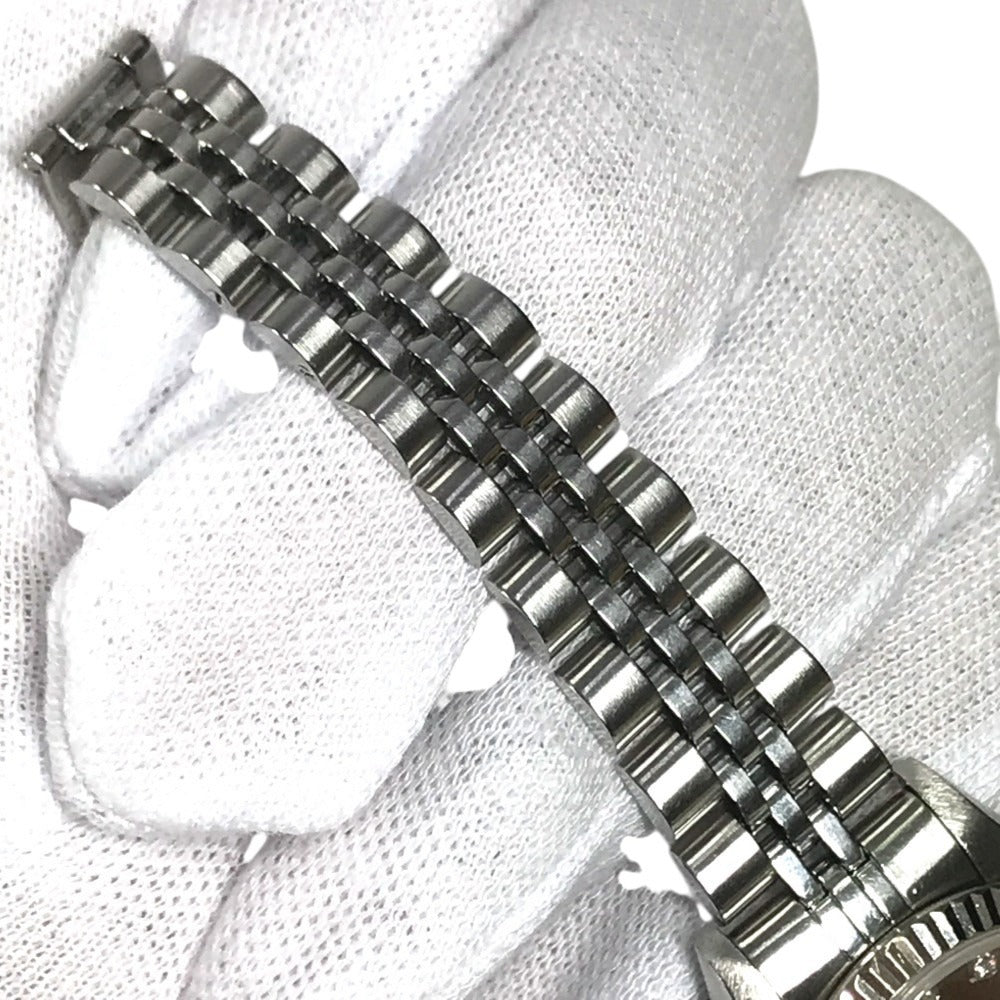 ROLEX 69174G U number Datejust Automatic 10-Diamond Women's Watch Wristwatch SS Silver Used