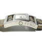 FENDI Zucca Logo Gyro Quartz Women's Watch Wristwatch PVC Brown/Silver Used