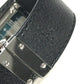 GUCCI 7800S Logo Bangle Watch Leather Quartz Women's Watch Wristwatch Leather / SS Silver/Black Used