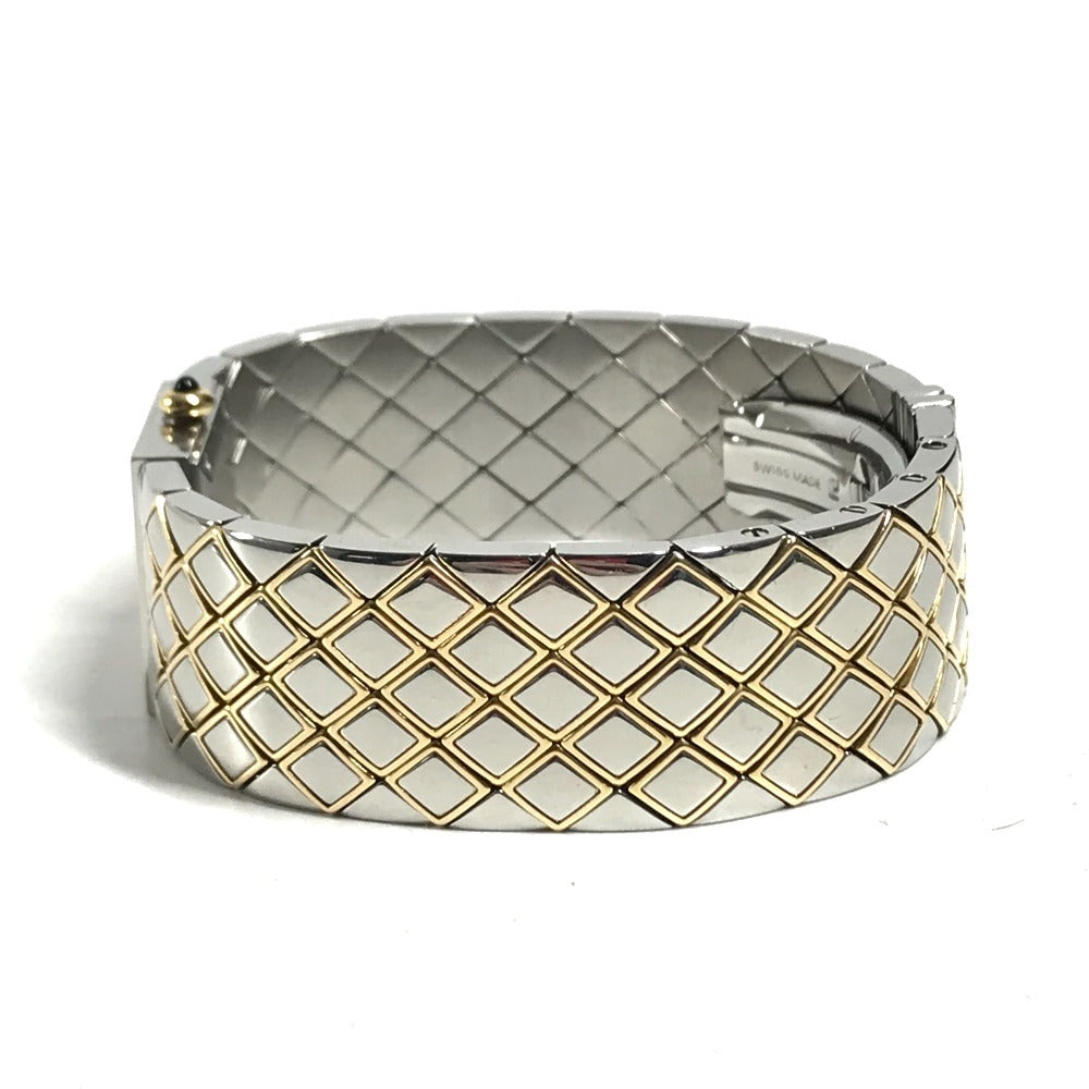 CHANEL H0475 combination Matelasse Logo Quilted Quartz Women's Watch Wristwatch SS/YG / SS/YG Silver/Gold Used