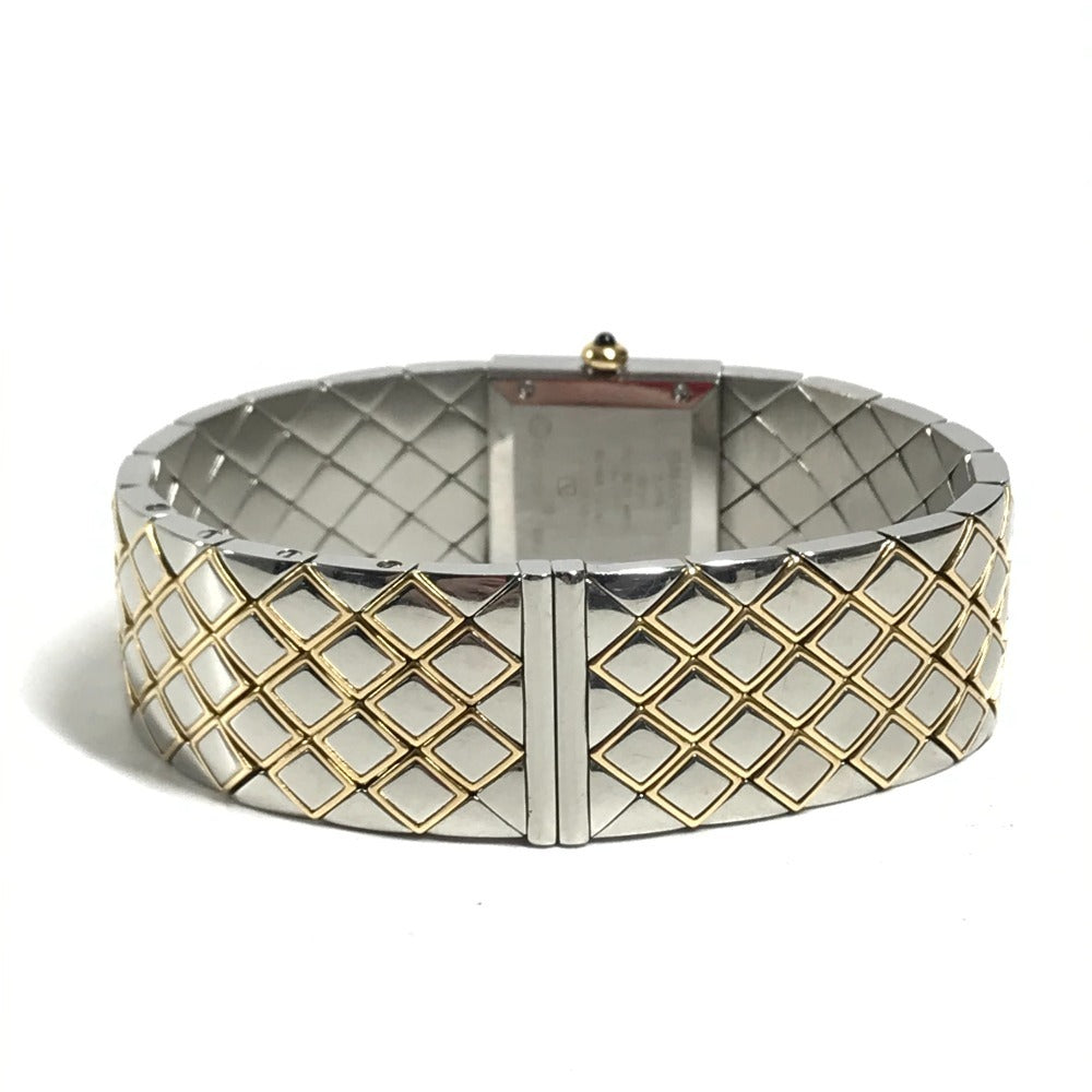 CHANEL H0475 combination Matelasse Logo Quilted Quartz Women's Watch Wristwatch SS/YG / SS/YG Silver/Gold Used