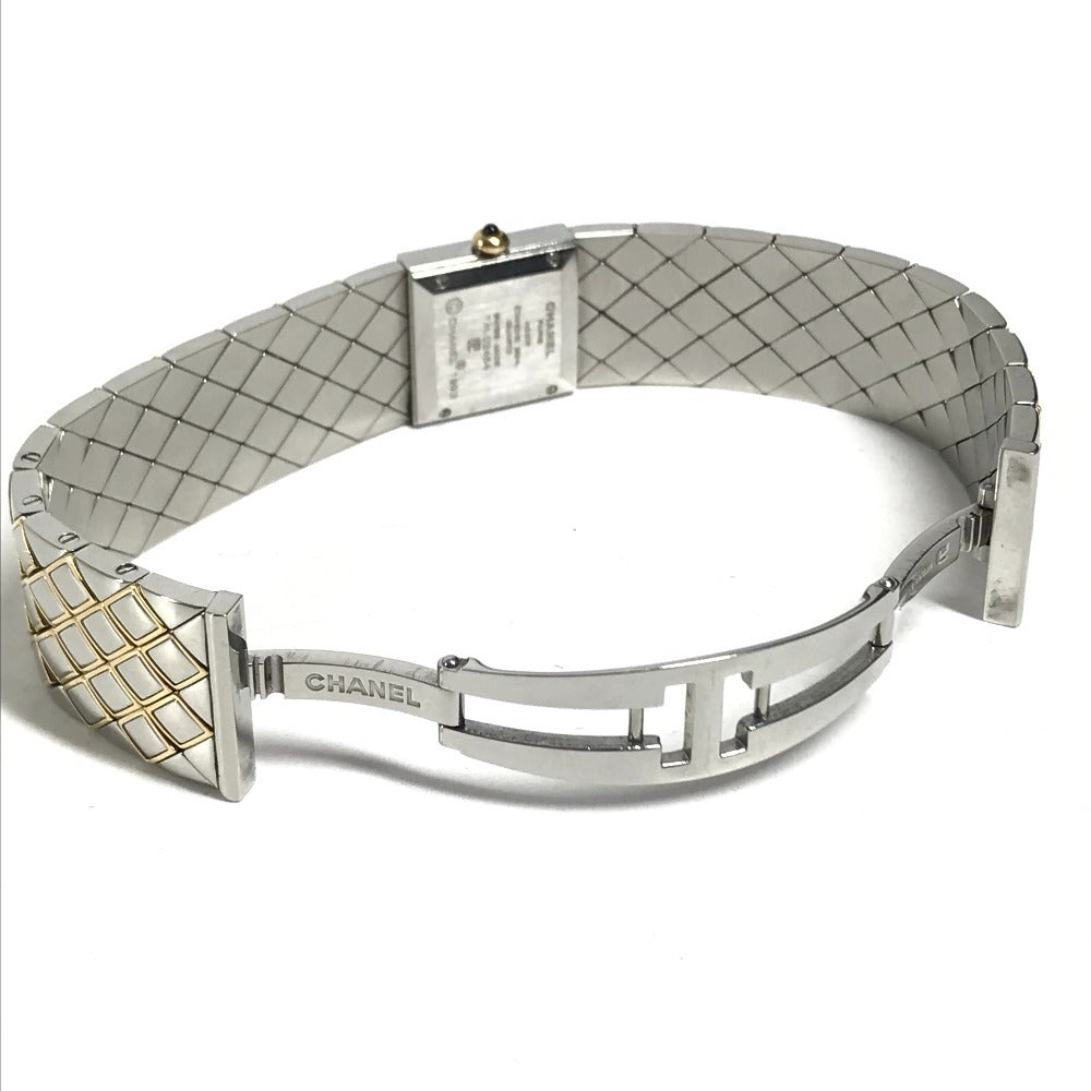 CHANEL H0475 combination Matelasse Logo Quilted Quartz Women's Watch Wristwatch SS/YG / SS/YG Silver/Gold Used