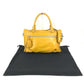 LOEWE Anagram Logo Tassel Fringe Seville 2WAY Bag Shoulder Bag Tote Bag Hand Bag Nappa leather yellow Used