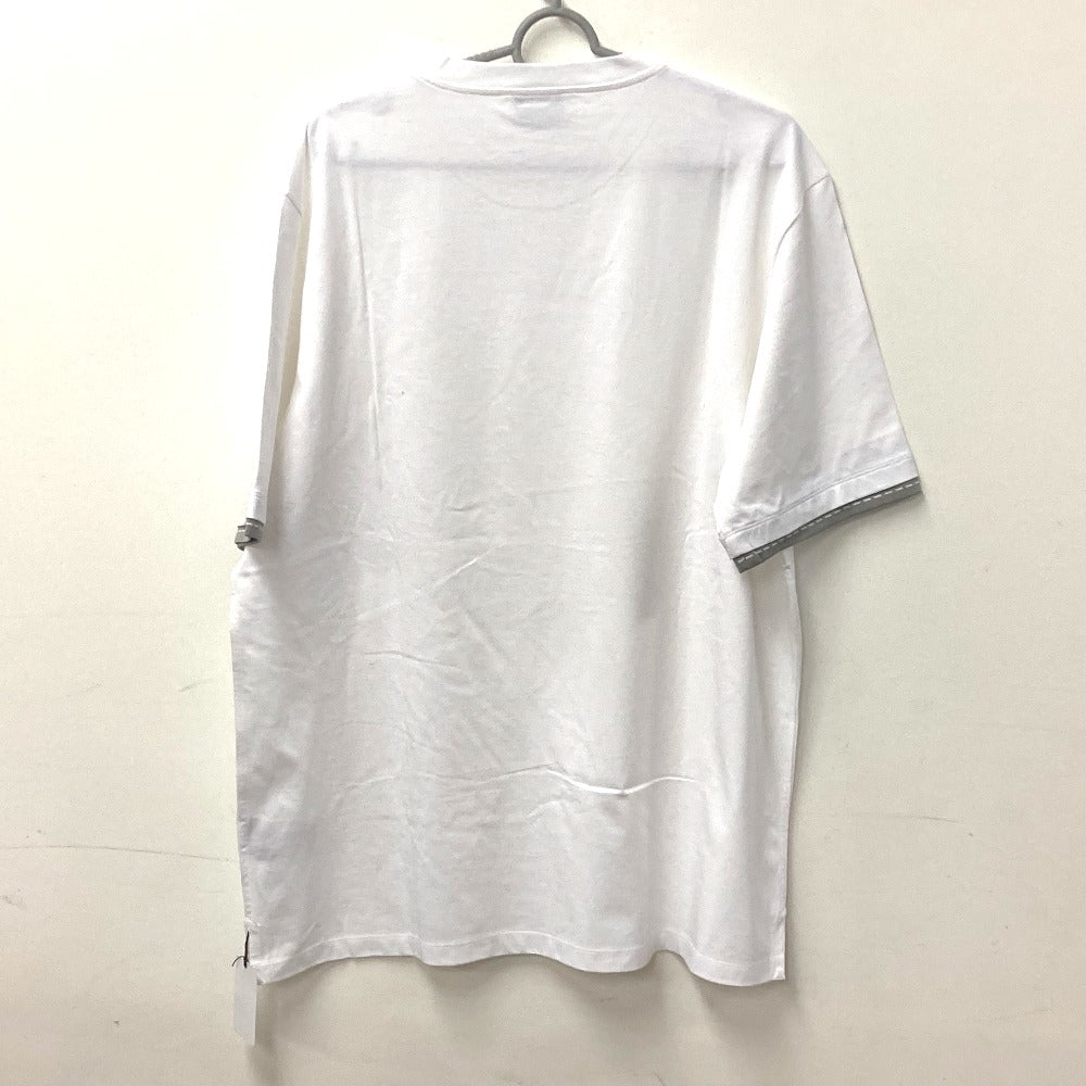 HERMES Piqures Sellie カットソー トップス アパレル 半袖Ｔシャツ コットン メンズ ホワイト