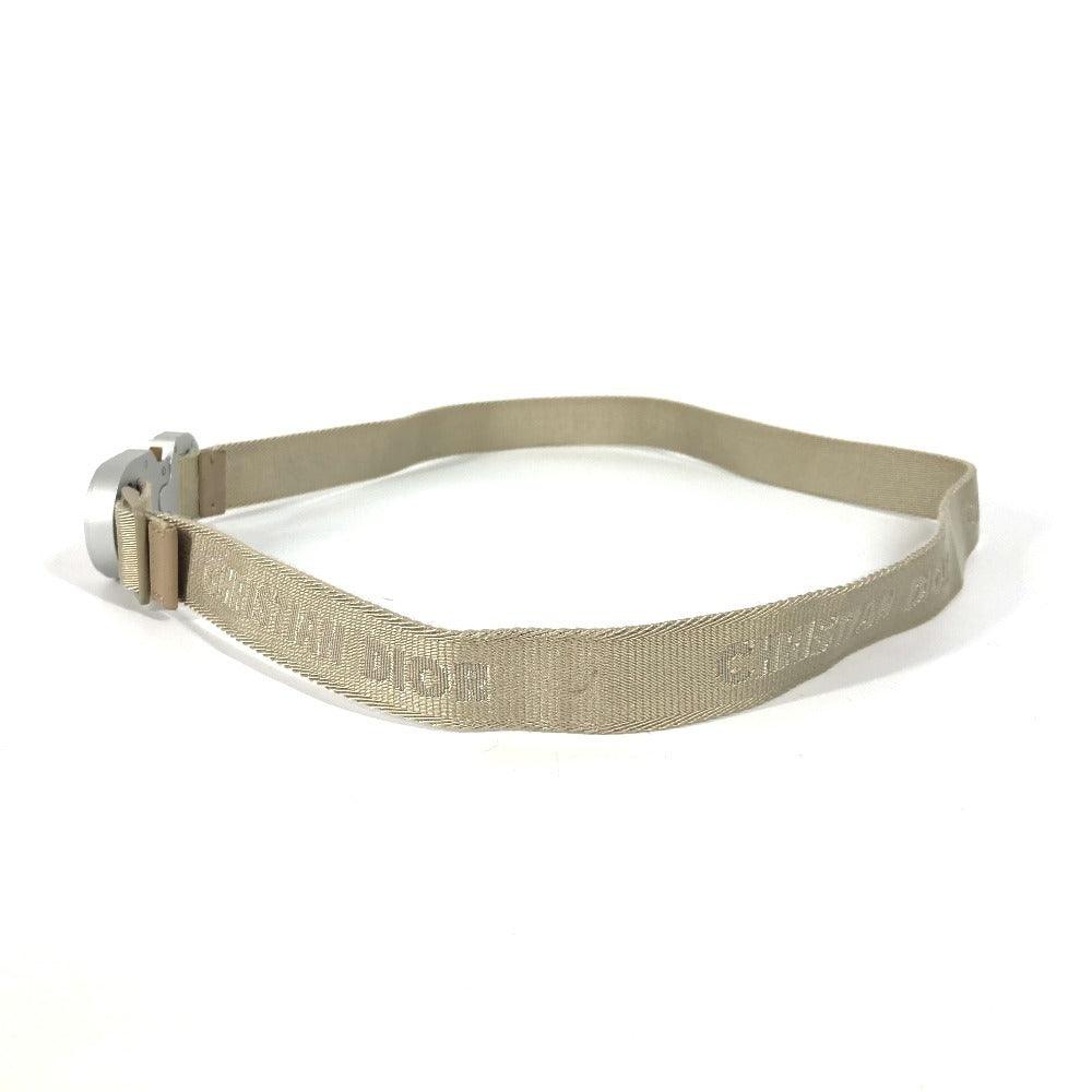 Dior ALYX コラボ アリクス ロゴ ローラーベルト ガチャベルト アクセサリー CD ベルト キャンバス メンズ ベージュ - brandshop-reference