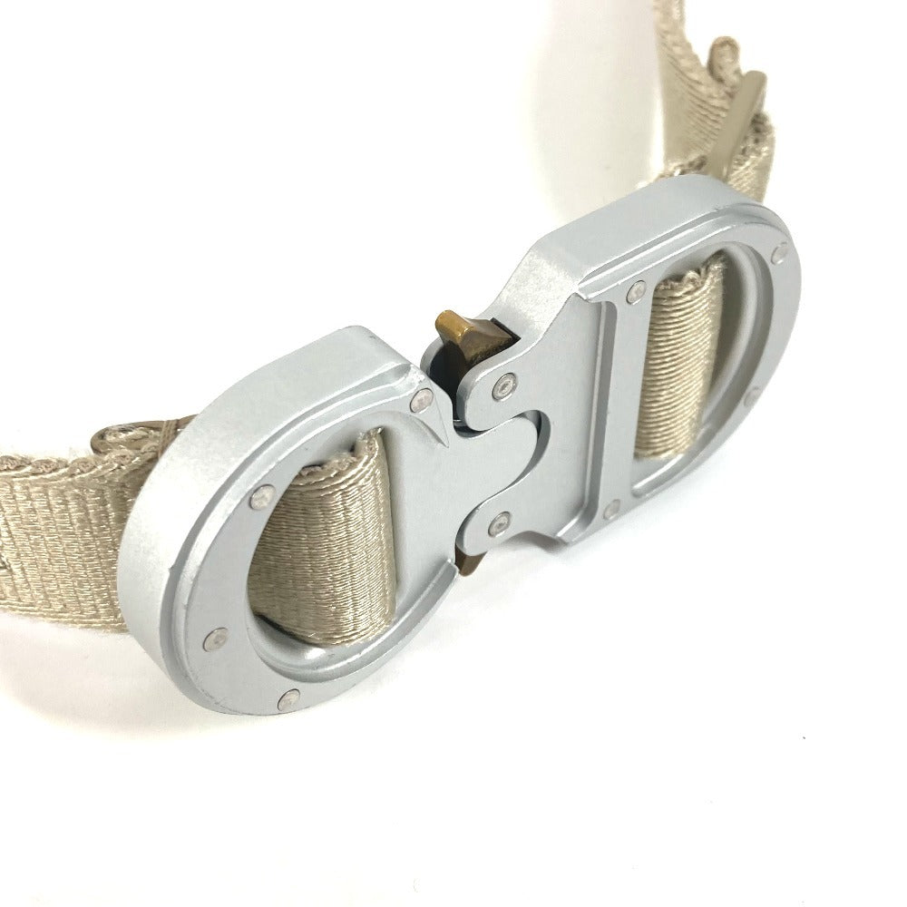 Dior ALYX コラボ アリクス ロゴ ローラーベルト ガチャベルト アクセサリー CD ベルト キャンバス メンズ ベージュ - brandshop-reference