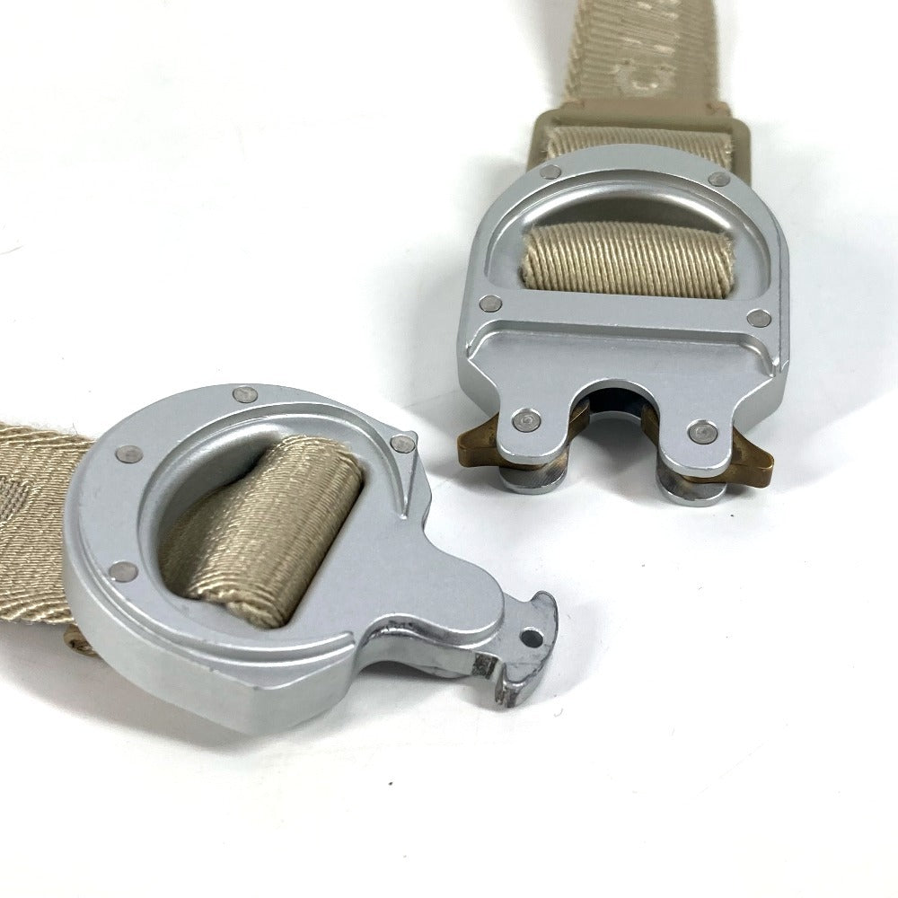 Dior ALYX コラボ アリクス ロゴ ローラーベルト ガチャベルト アクセサリー CD ベルト キャンバス メンズ ベージュ - brandshop-reference