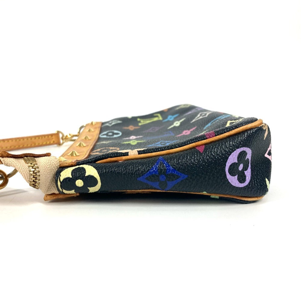 LOUIS VUITTON M92648 モノグラムマルチカラー ポシェットアクセソワール カバン 斜め掛け ポシェット スタッズ ショルダーバッグ モノグラムマルチカラーキャンバス レディース ノワール ブラック - brandshop-reference