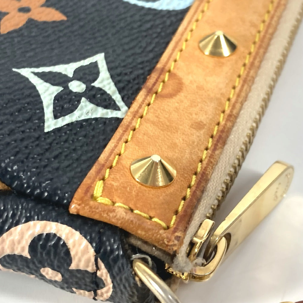 LOUIS VUITTON M92648 モノグラムマルチカラー ポシェットアクセソワール カバン 斜め掛け ポシェット スタッズ ショルダーバッグ モノグラムマルチカラーキャンバス レディース ノワール ブラック - brandshop-reference